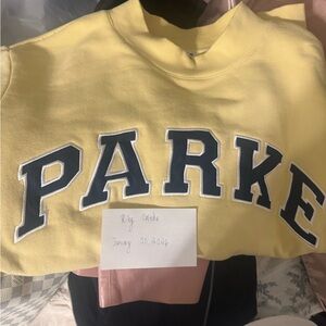 Parke Peel and Denim Mockneck
